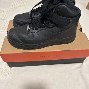 Nike Air Force 1 High Black Sneakers